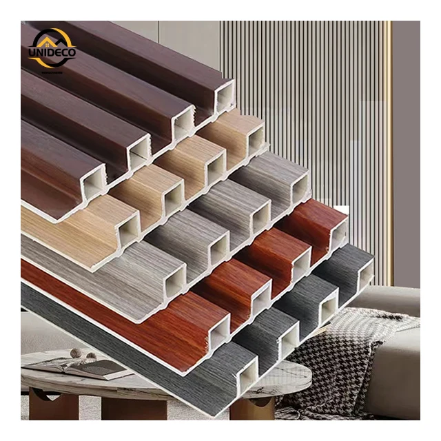 Wide Varieties 3d Fluted Inside Decorative Indoor Interior Cladding Great Wall Board Pvc Wpc Wall Panels 160mm*22mm