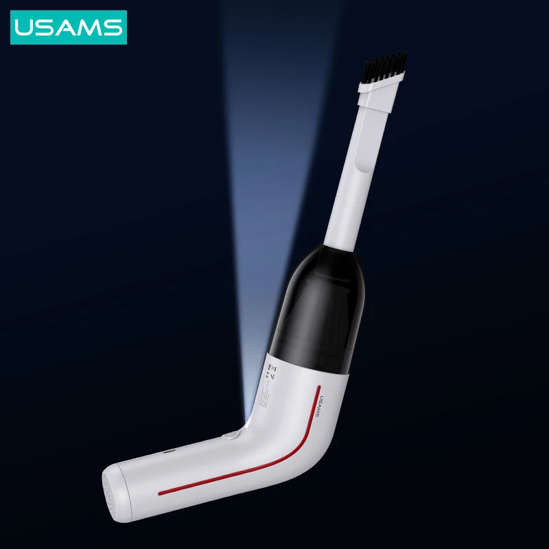 USAMS ZB253 Portable 5500Pa Strong Suction Desktop Automatic Mini Wireless Handheld Vacuum Cleaner