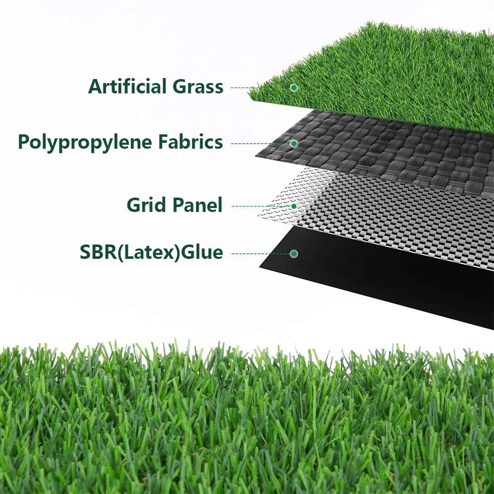 Artificial Lawn Outdoor Grass Blanket Rumput Sintetis Fake Green Grass Carpet Kid Friendly Turf
