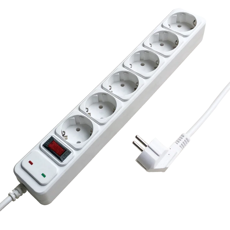 
230V~250V for Russia, Kazakhstan, Ukraine market hot sale European type electrical socket power strip surge protector 