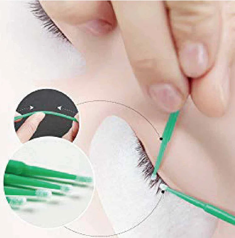 12 pcs Wholesale Portable Travel Practice Eyelash Extension Starter Fake False Eyelash Kit Practice Eye Lash Extension Set