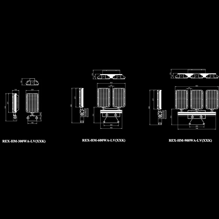 Factory directly sale private mode 600W 720W 900W  Modular LED high mast light for sport stadium lighting