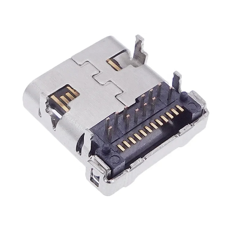 Китайский производитель 24-Pin USB C разъем спереди вставки ноги и задние накладные ноги DIP SMD разъем типа C