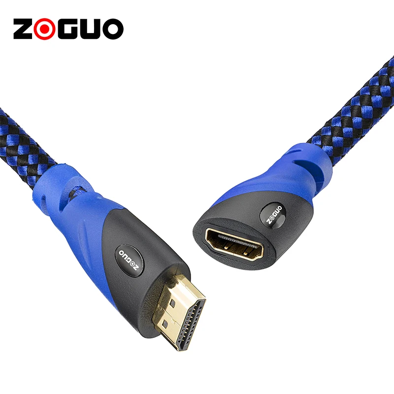 Best Quality Gold-plated TV HDMI 2.0 Cable Braided 2M 8K 60Hz 4K 3D Ultra HD Video Audio HDMI Cable