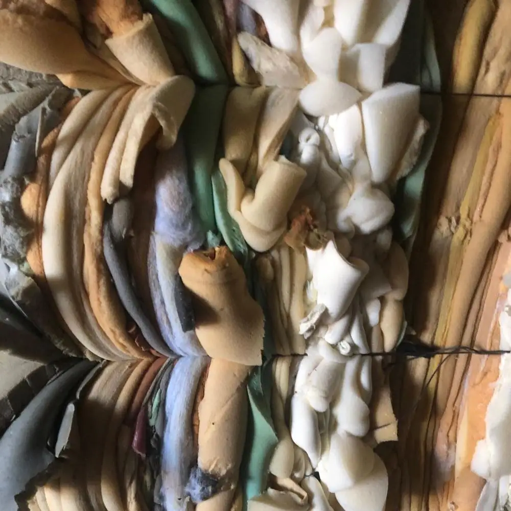 100% clean and dry cheap old foam scrap