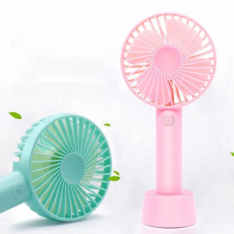 Factory Wholesale Portable USB Charging Cooling Electric Hand Rechargeable Mini Fans with Battery