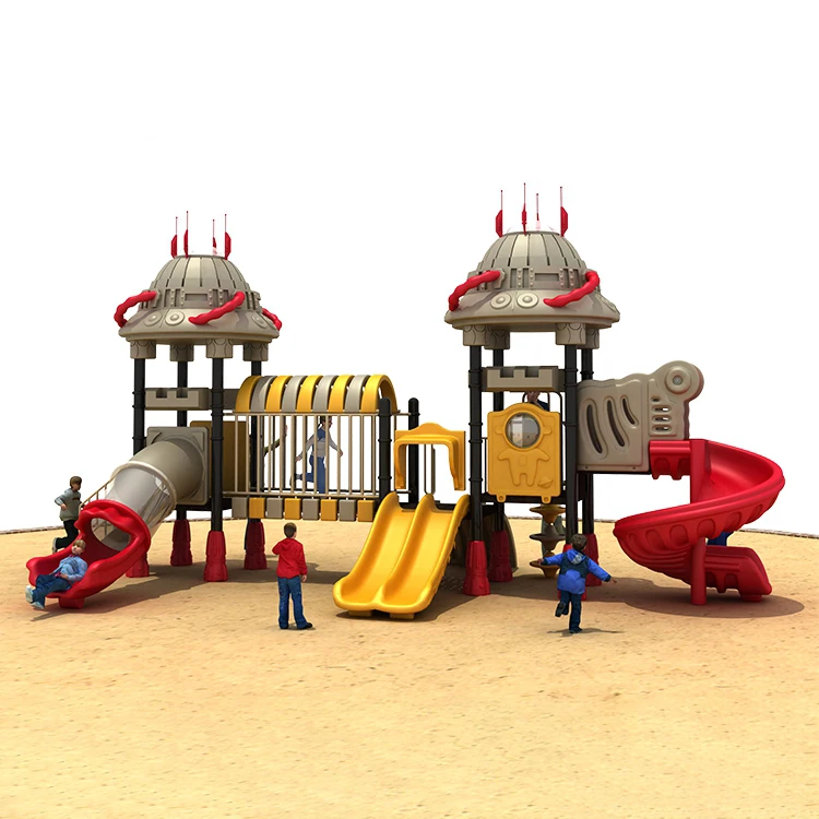 Outdoor playground space style children paly area professional outdoor playground equipment