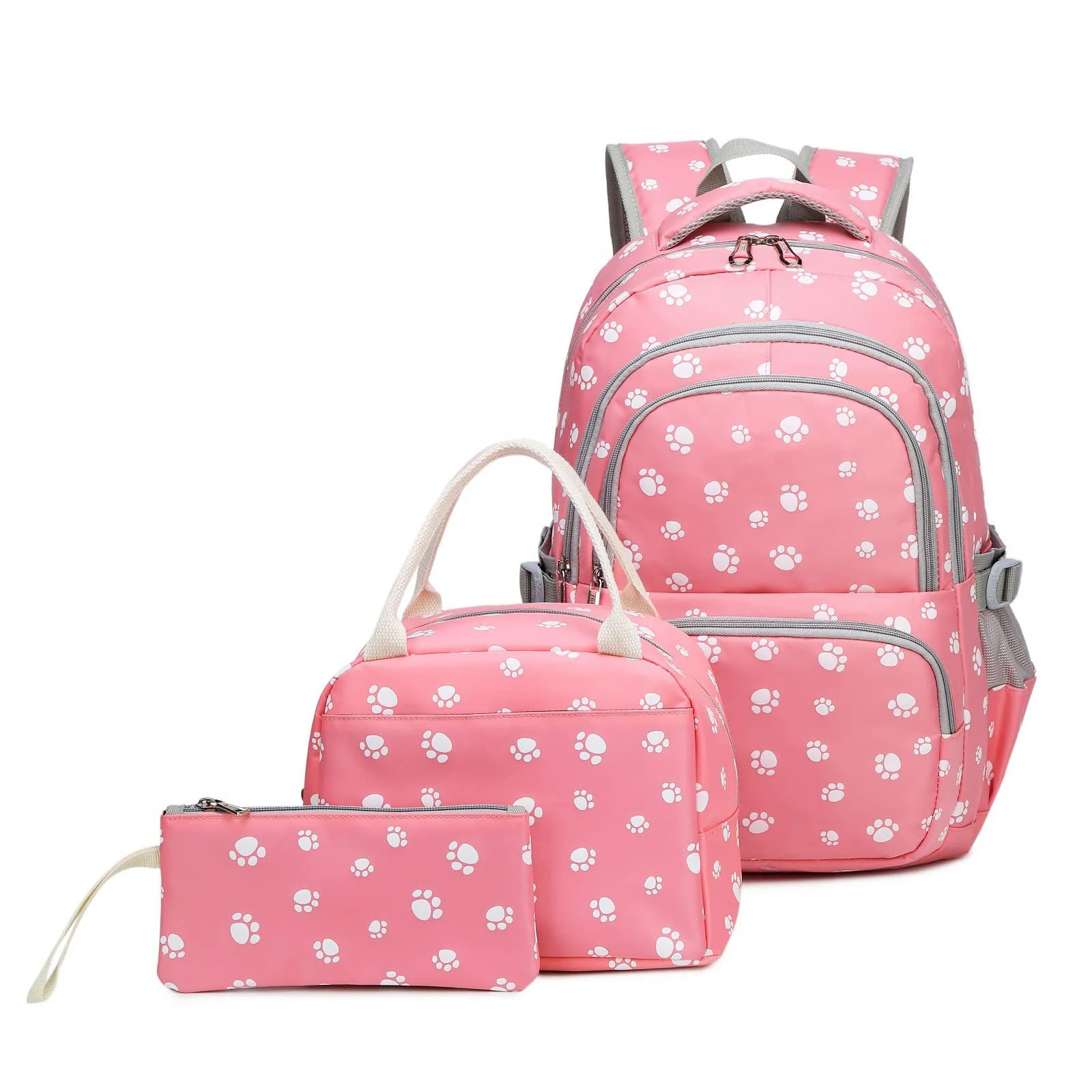 3 Piece Set Children Waterproof  School Bag Kids Backpack  And Lunch Bag Set For Kids