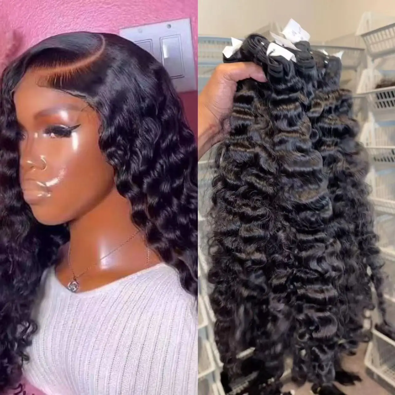 Wholesale Factory Price Burmese Curly Hair Vendor Unprocessed Human Deep Curly Raw Burmese Curly Virgin Hair For Women