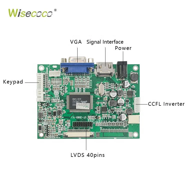 High Brightness 10.1 Inch 1280*720 Vga Laptop Tft Touch Screen Lcd Module Panel Pc Computer Advertising Display Controller Board