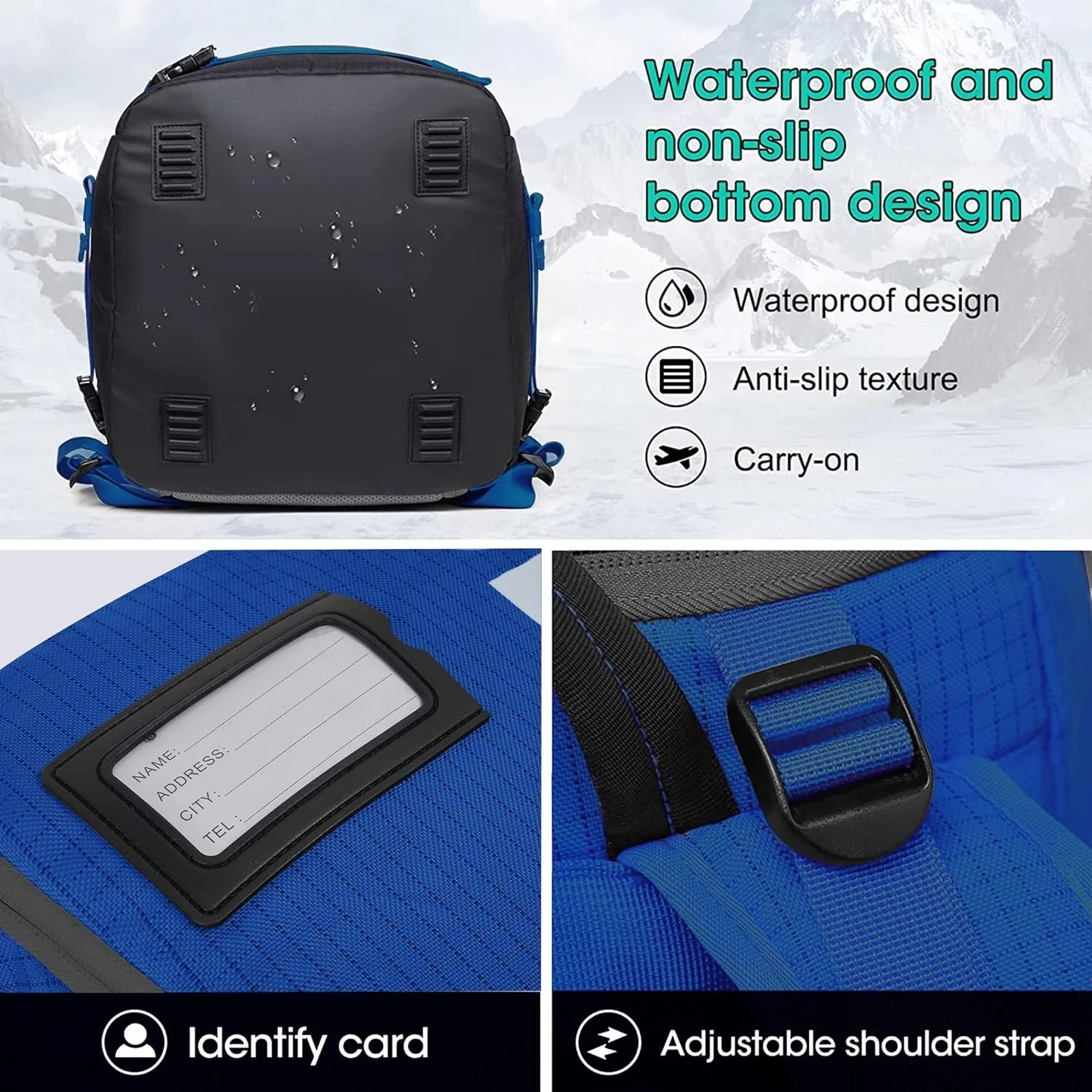 The source of the new ski backpack waterproof outdoor multi-function large capacity snowboard bag