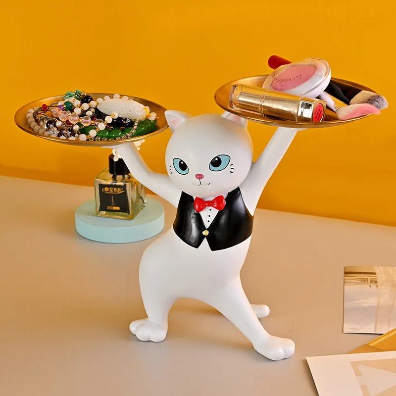 Украшения для дома орнамент ключ хранения Hello Kitty поднос кошка домашнего декора подарки