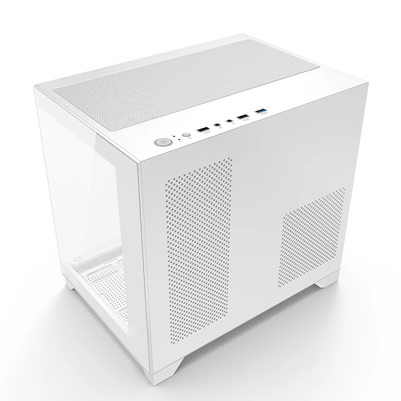 Popular Case White 120/240 Water cooler Mid Tower Desktop PC Gaming Computer Case Gamer Casin Cabinet