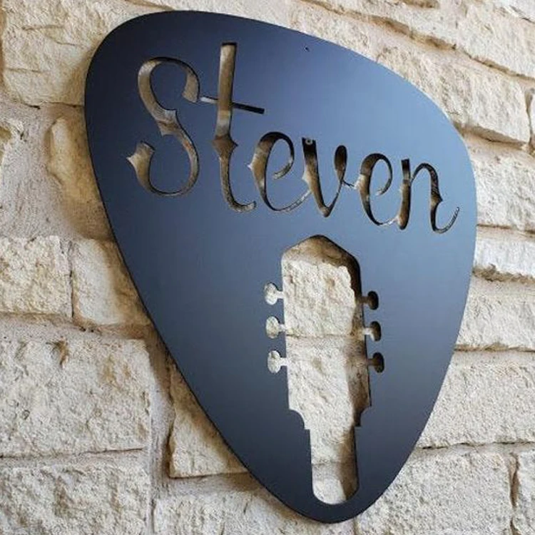 Custom Etched Metal Nameplates Laser Cutting Brushed Etching Logo Stainless Steel Plate