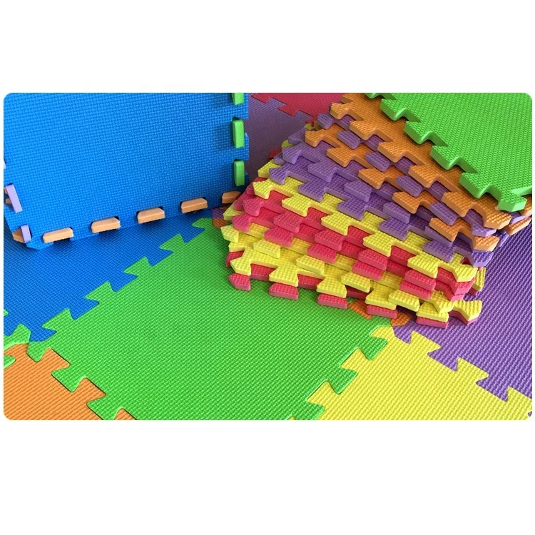 
Custom Color Exercise Gym Interlocking Extra Thick Puzzle Mat Baby Eva Foam 