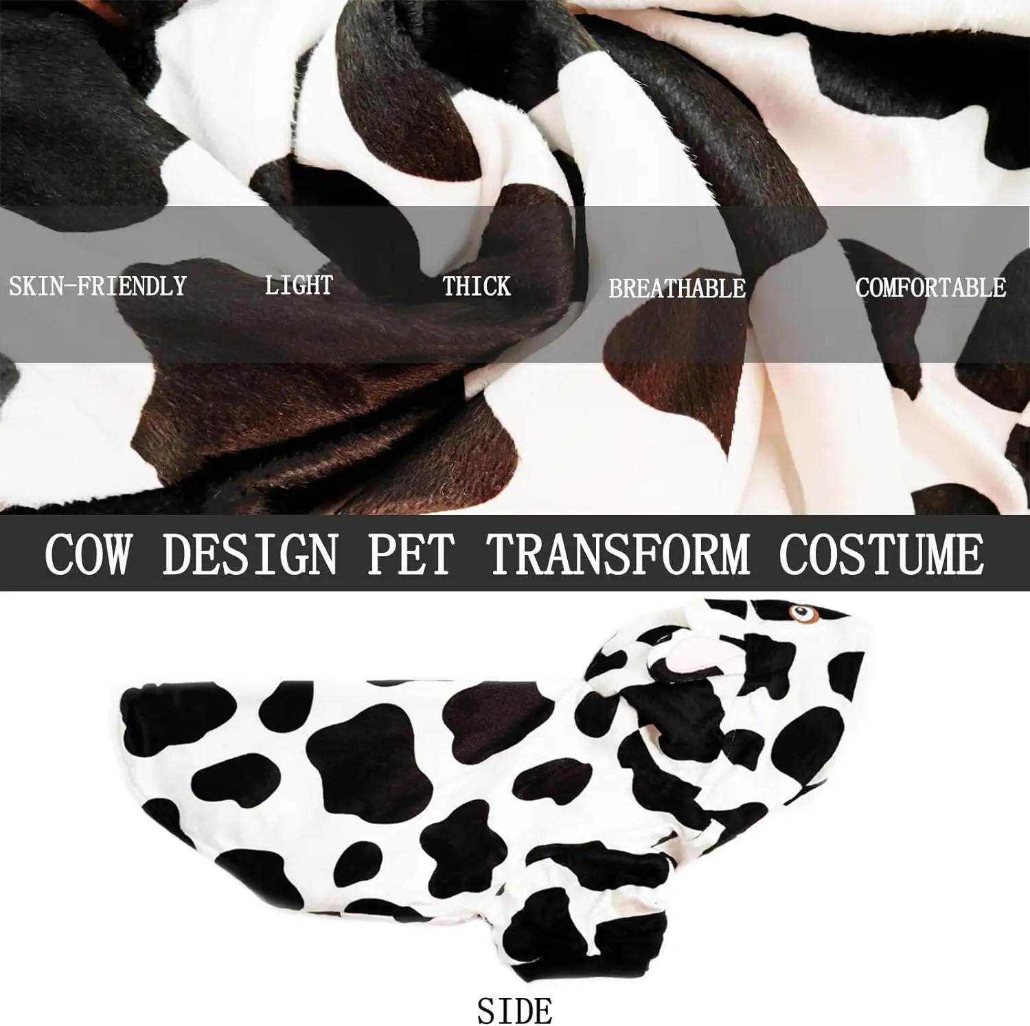 Modeling Cow Role-Playing Dog and cat Clothing dog clothing luxury pet clothes
