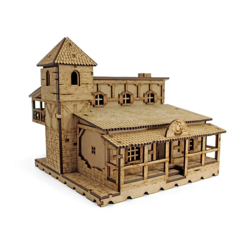 Laser Cut RPG game Wood DND Dungeons Dragons Fantasy pathfinder terrain DND minis minitures Statuette anime figures characters