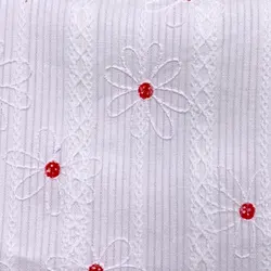 Wholesale high quality woven kids flower digital jacquard 100% cotton floral print fabric