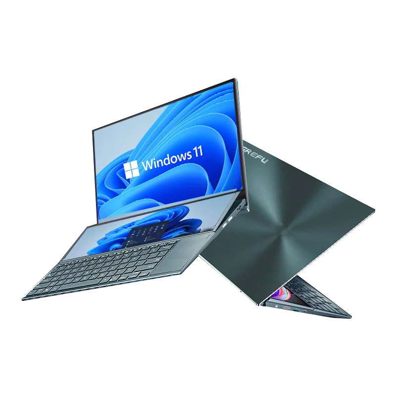 16 inch Dual Screen Laptop Win11 Pro  Pro  Intel i7 KOOFORWAY 2024 china factory cheap high cost-effective