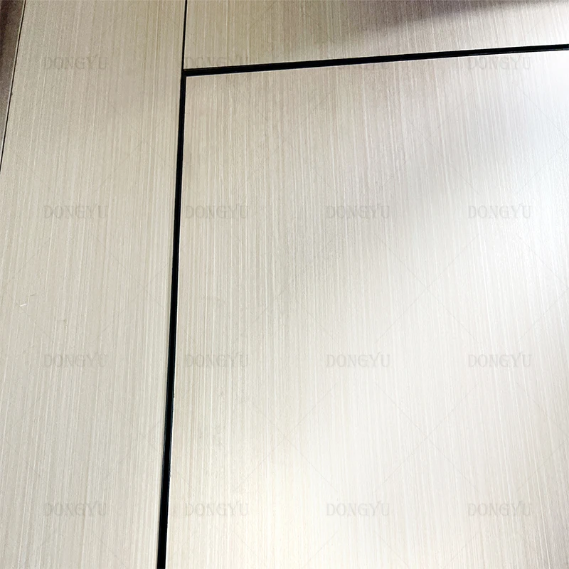 Factory Price Customized Modern Interior Room Wood Sliding Hidden Pocket Door Luxury Walnut Solid Wood Pocket Flush Door