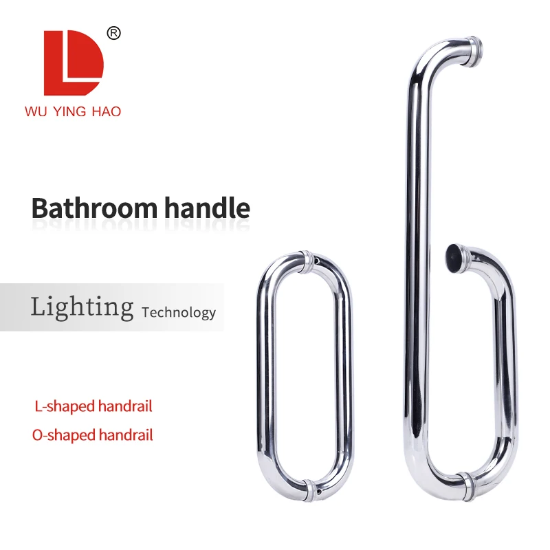 Hotel Bathtub Stainless Steel Bathroom Shower Handle Grab Bar Handrail