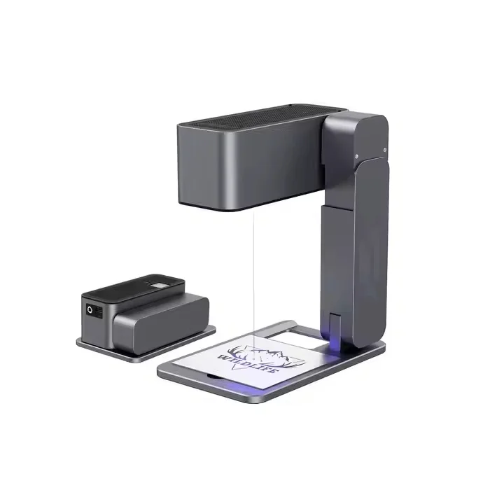 Super Strong Combined small portable 5W laser engraving machine Mini Desktop Model Laser On Metal Engraving Machine