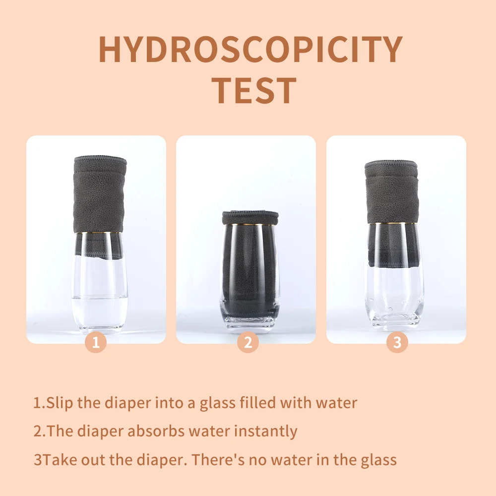 Happy Flute 5 Layers Bamboo Charcoal Insert Reusable Cloth Diaper Insert