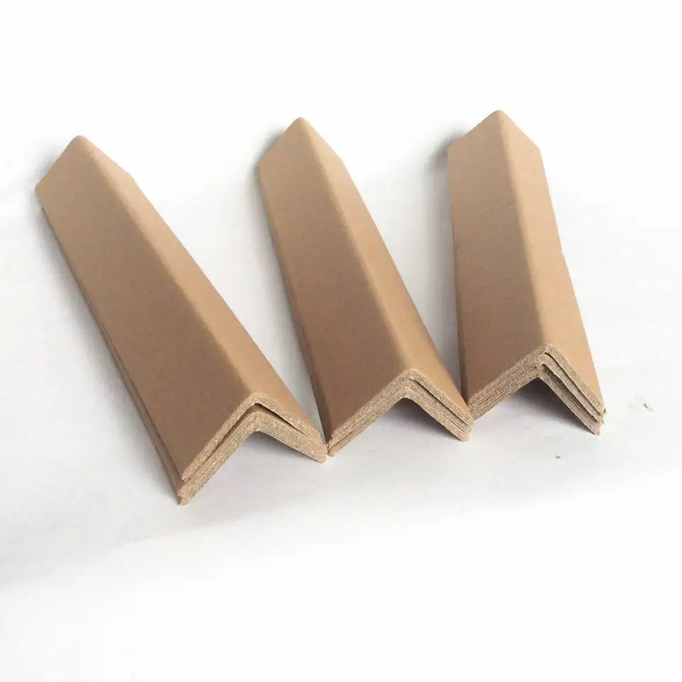 Eco-friendly  paper angle bead L shape pallet carton edgeboard Protector L Craft Paper Corner Protector
