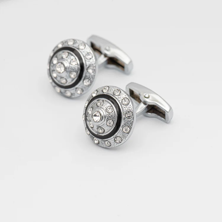 Cufflink alloy silver cufflink in 9 designs