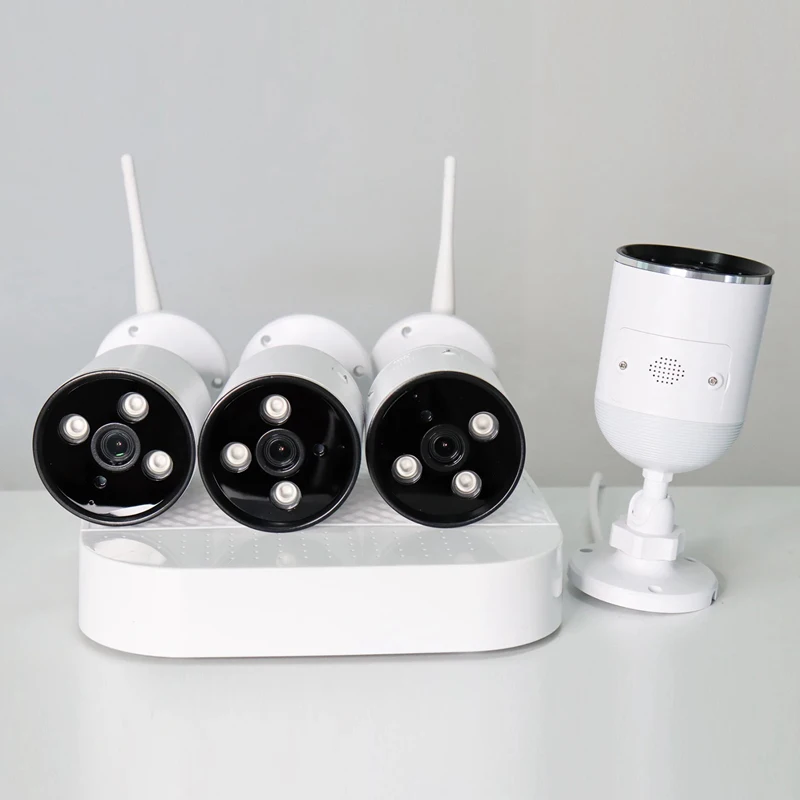 Комплект Wi-Fi nvr 2MP Tuya производитель camaras de seguridaf беспроводная система видеонаблюдения 1080p 4-канальный