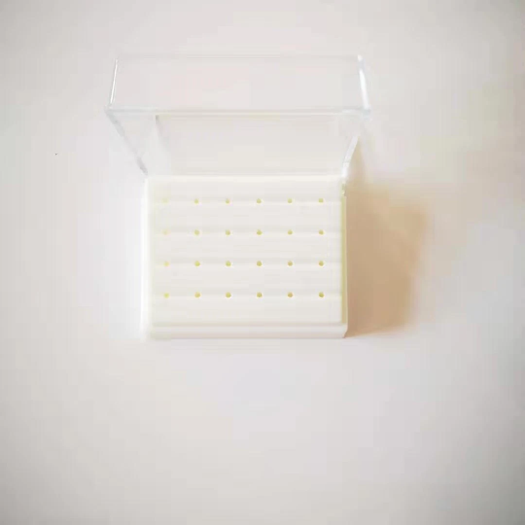 24 Holes Autoclavable Plastic Dental Bur Block Dental Bur Holder