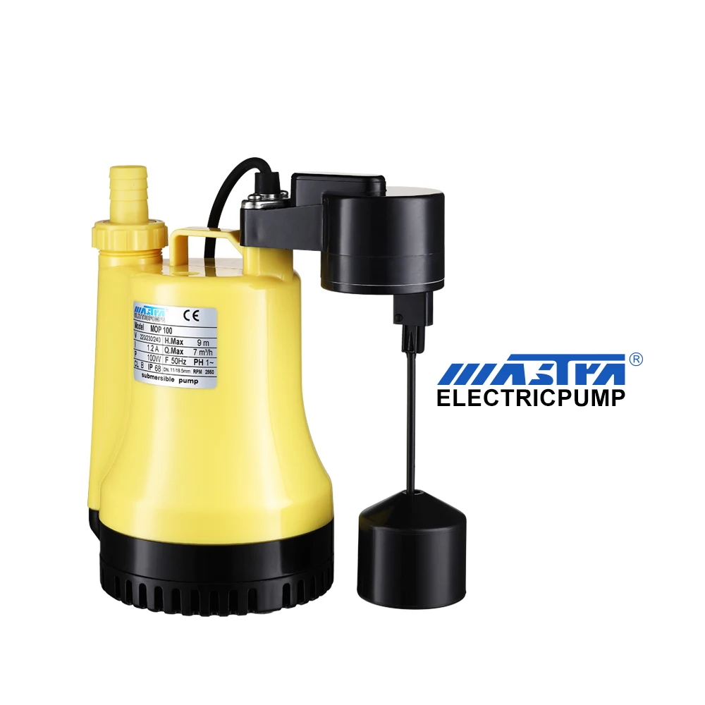 Mastra Factory 100w Small Sewage Submersible Pump Price Aquarium Float Switch Water Fish Pond Garden high head