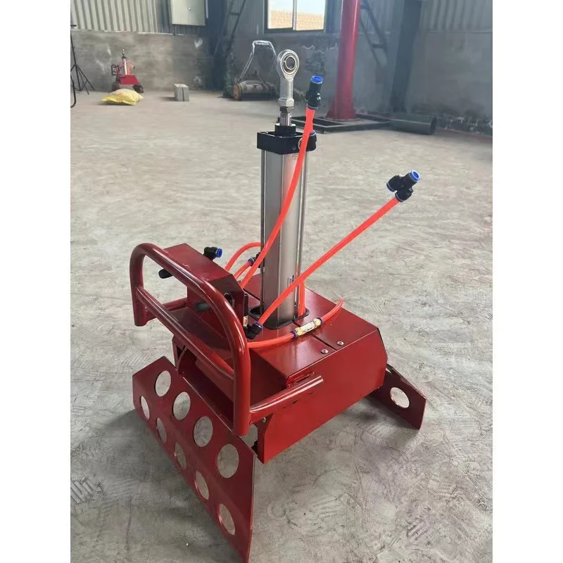 Mobile counterbalance crane truck load assisted mechanical arm pneumatic mechanical gripper cement fertilizer handling machine