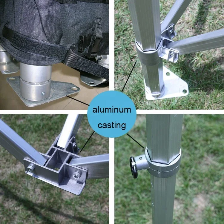 3x3m heavy duty canopy manufactured gazebo factory outdoor waterproof 50mm hexagon trade show tent