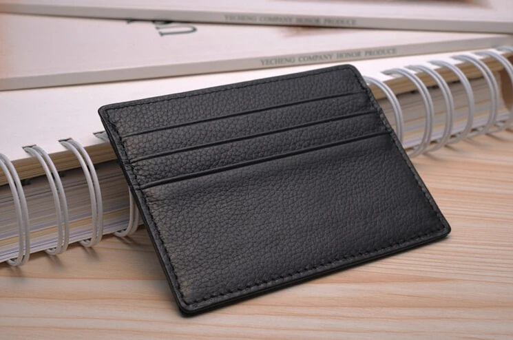 Popular hot PU pocket card holders colorful custom logo card sleeve protection collect ID bank card sleeve