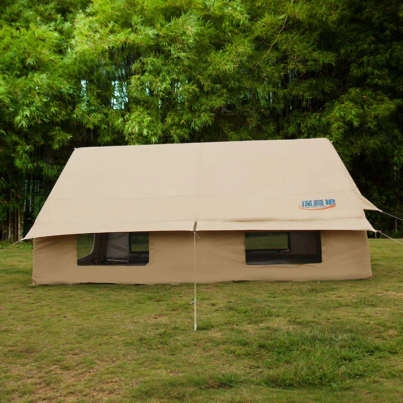 GINLOE Customized  8 person home inflatable air tent 6 square air tent for play