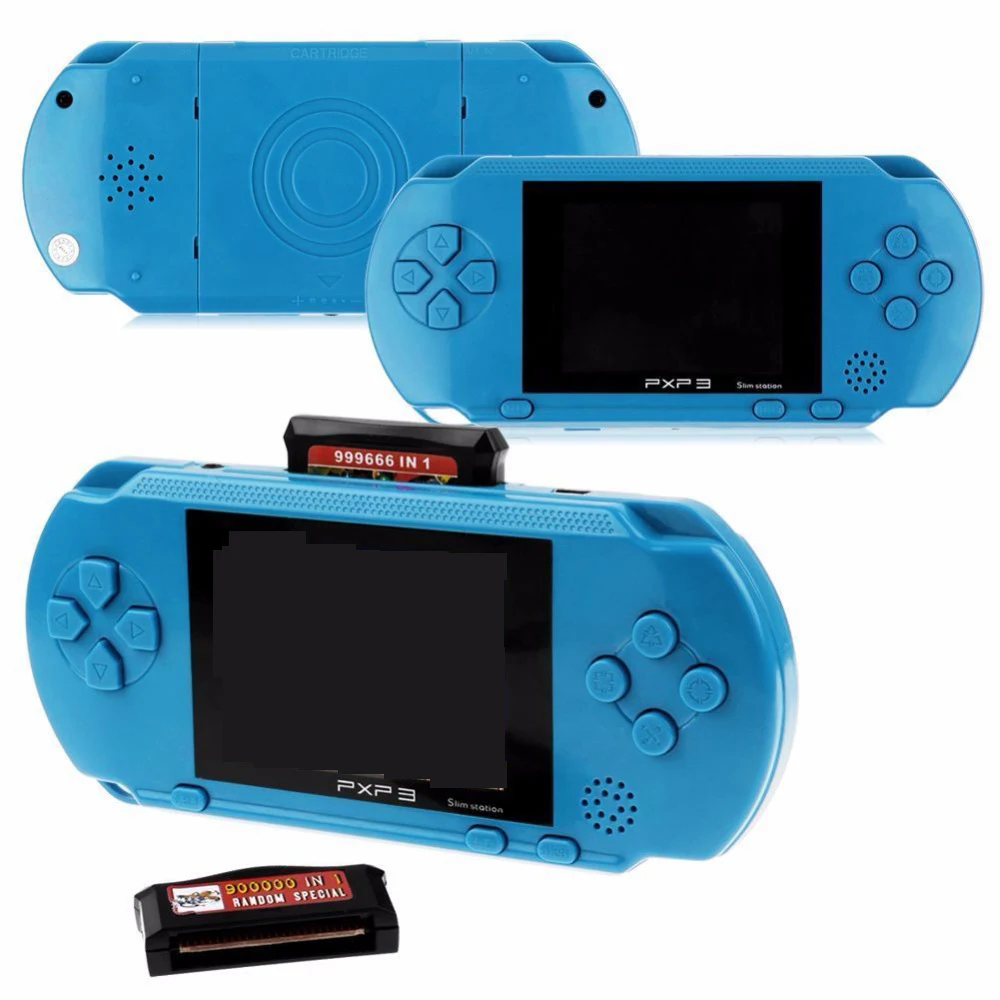 PXP3 Handheld Video Game Player 16 Bit with 1GB Memory Built In 150 Games Hot Seller 2.6 inch Portable Video Game Console