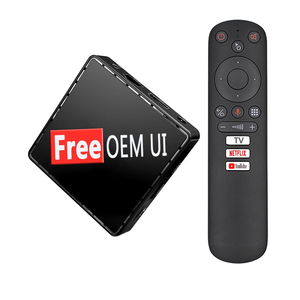 Wholesale TV Box Android 11 Support 6K ULTRA HD 2GB/4GB ram Allwinner H616 10bit HDR Smart TV Box With BT remote Control