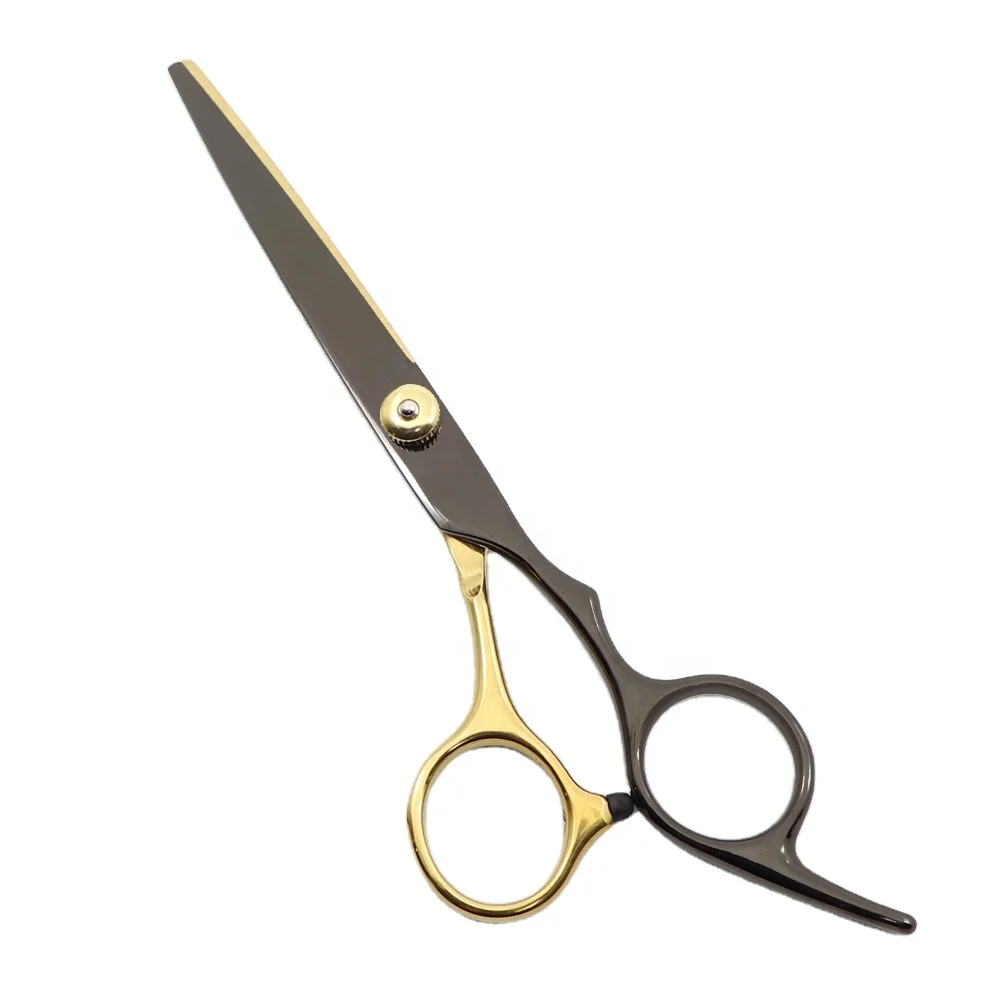 professional black and gold hair scissors cut hair cutting salon scissor makas barber cutting shears hairdressing scissors