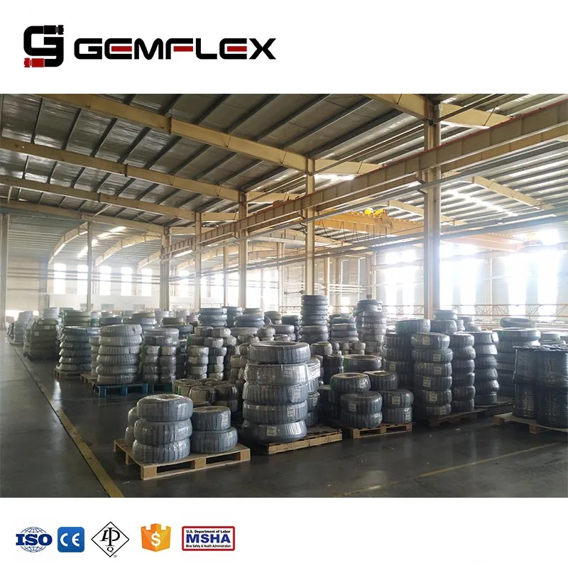 
High Pressure Flexible Synthetic Two Layer 2SN Hydraulic Hoses For Parker Crimp machine. 