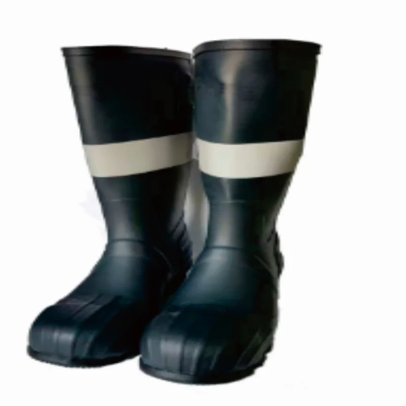 3C Approved Fire Resistant Yellow Color Rubber  Firefighter Safety Boots