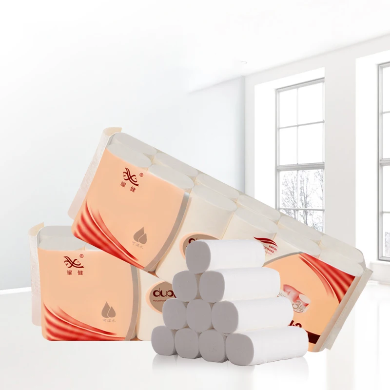 Customized raw material toilet paper toulet paper tissue toilet rolls for bathroom