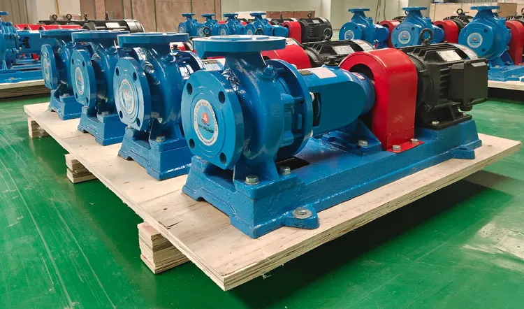 iso standard horizontal  centrifugal single stage end suction pump
