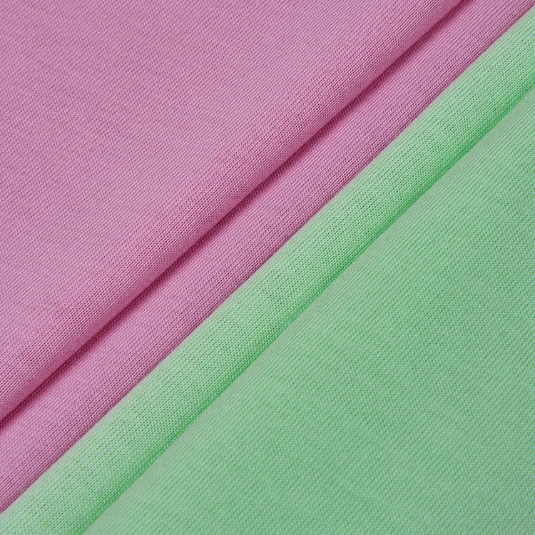 Stock Knitted Single Jerry Printing 95% Viscose 5% Spandex Fabric for Lingerie