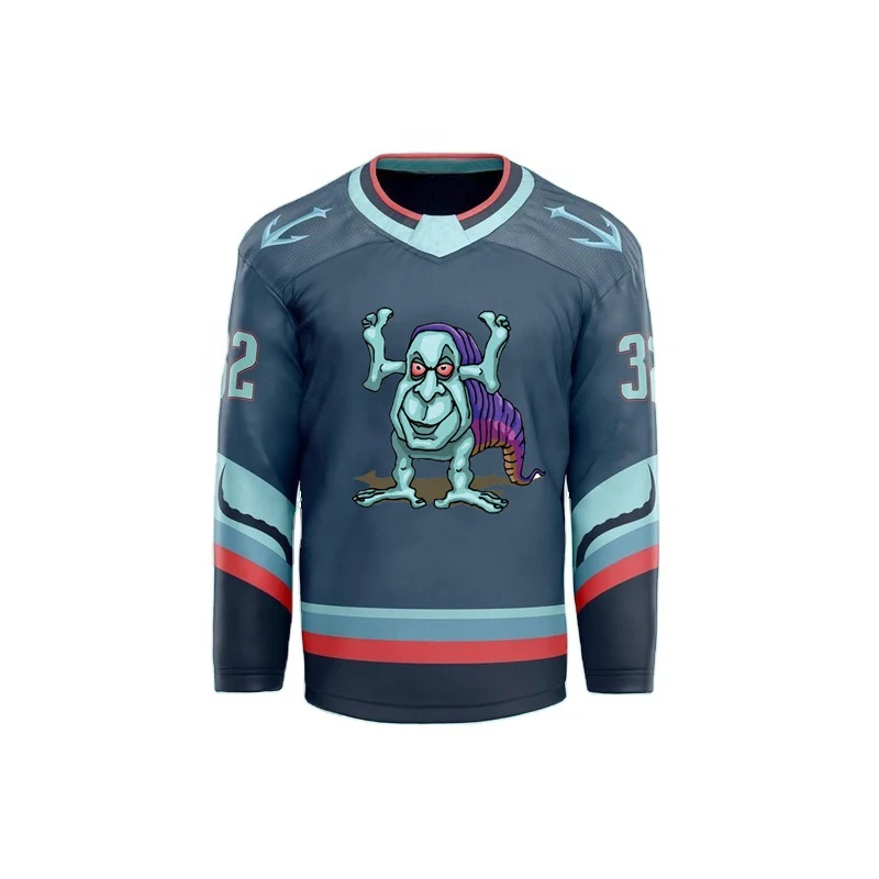 Custom oem stitched vintage twill embroidered youth double sided mens team inline reversible custom sublimated ice hockey jersey