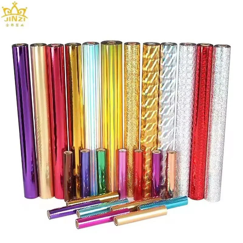 Factory Direct Sale Hot Stamping Foil Rolls Heat Transfer Foil Paper Multi-Color Aluminum Hot Stamping Foil