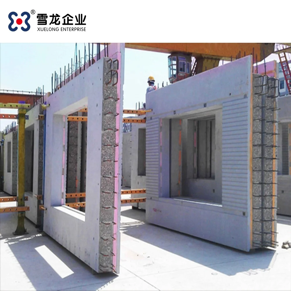 
High efficient precast concrete Wall panel making machine/concrete sandwich wall board forming production line 