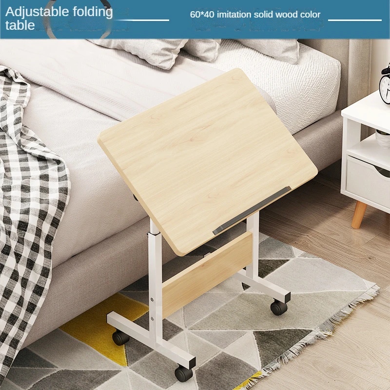 Customizable hot selling desktop rotatable laptop desk bed simple modern mobile lift table