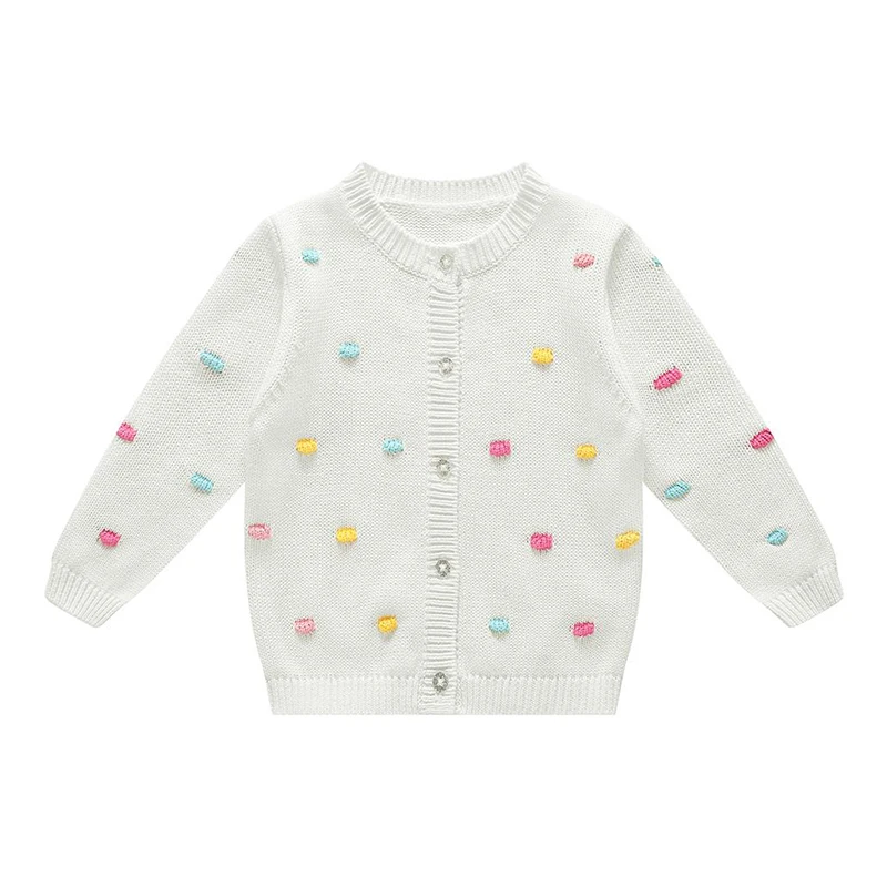 
Fashion Modern Baby Cotton Cardigan Sweater Baby Girl / Boy White Sweater 