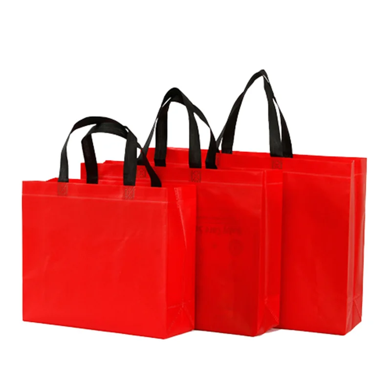China Manufacturer Custom Eco-friendly Laminated Non Woven Polypropylene Bags Wholesale Custom Reusable Shopping Bags